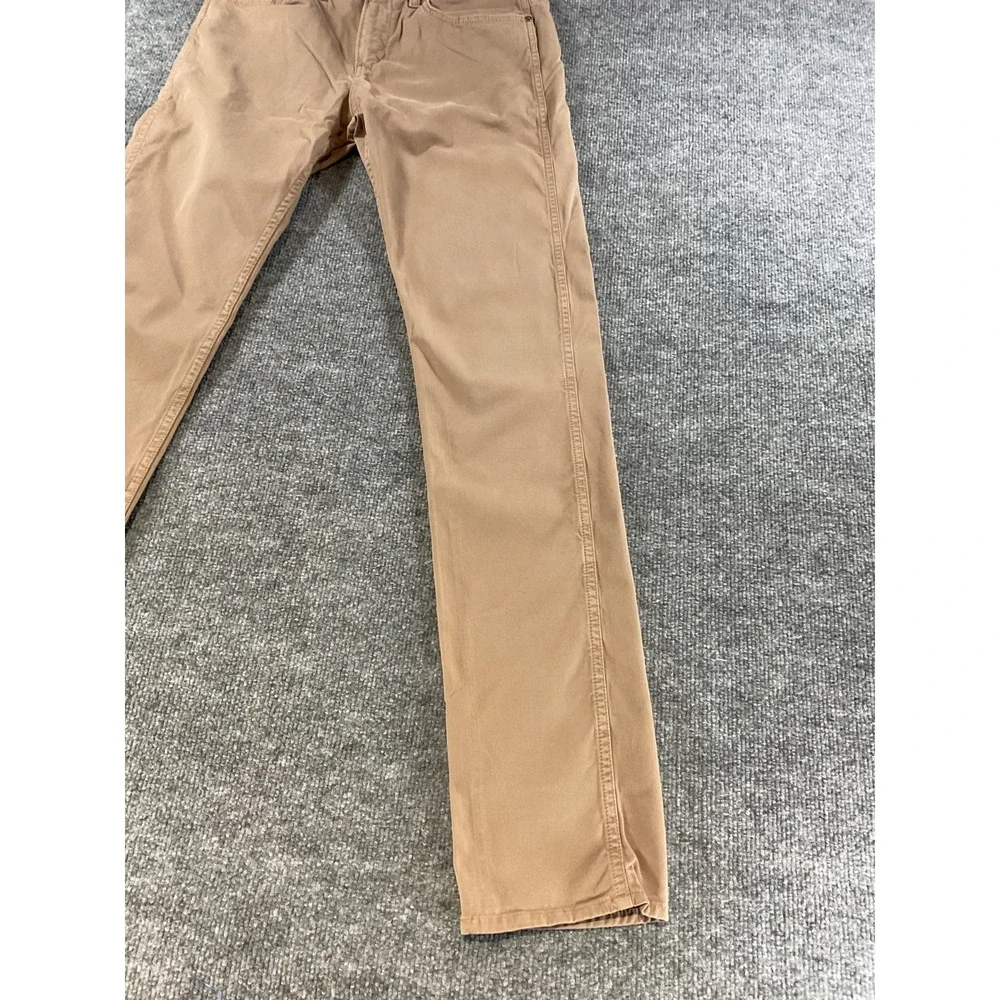 Hugo Boss Pants Mens 31x34 Stretch Chino Brown Tan Slim Casual Designer